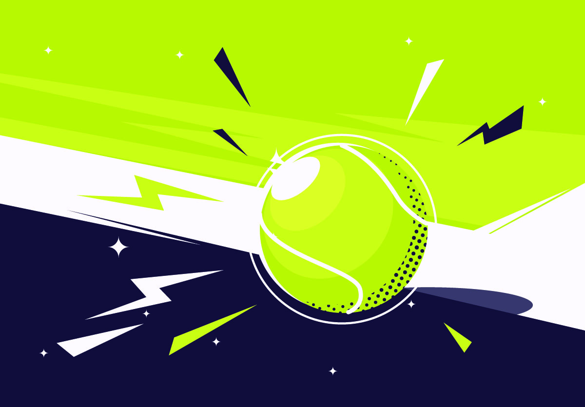 tennis ball illustration